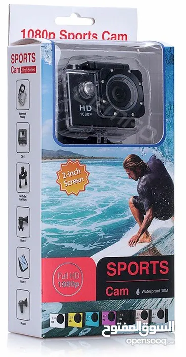 Action Cam Full HD 1080P with 2-inch screen