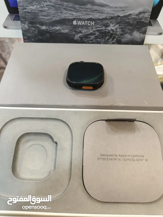 Apple Watch Ultra 2 Black Edition بطاريه 100% مشحونه مرتين