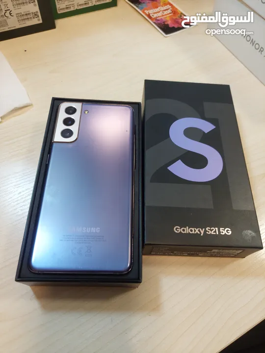 مستعمل ايام Samsung A21 5G رام 16 جيجا 256 شرق اوسط عربي أغراضة الاصليه والكرتونه