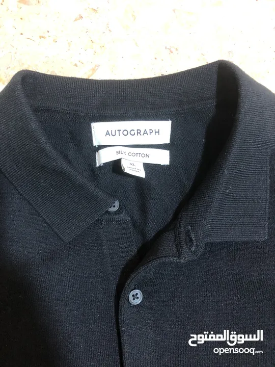 بلوزة M&S نمرة (L/XL) اسود اصلية بالورقة