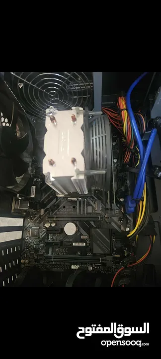 موجود جهاز i78700جيل ثامن ram16ddr4  مبرد انتك  باور انتك 600w m2.256 hdd500g motherboard B360HDM