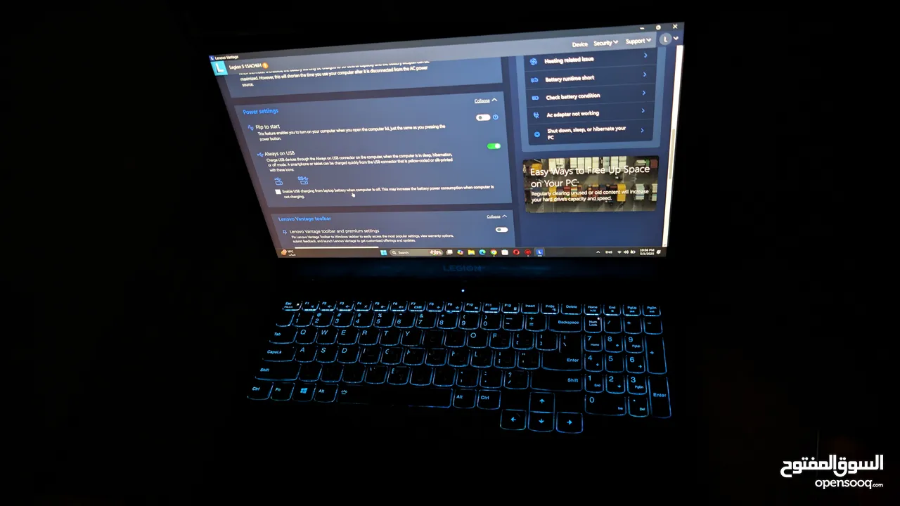 شبه جديد Lenovo Legion 5 Rtx 3060