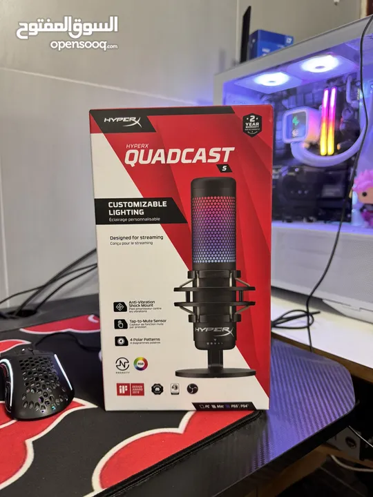 مايك  hyperx quadcast s
