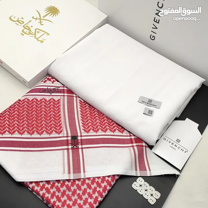 عرض خاص اطقم جديده اصدارات 2025 قماش مع الشماغ كارتير مونت بلانك اقنر جفنشي ملكي خاص مع المرفقات.