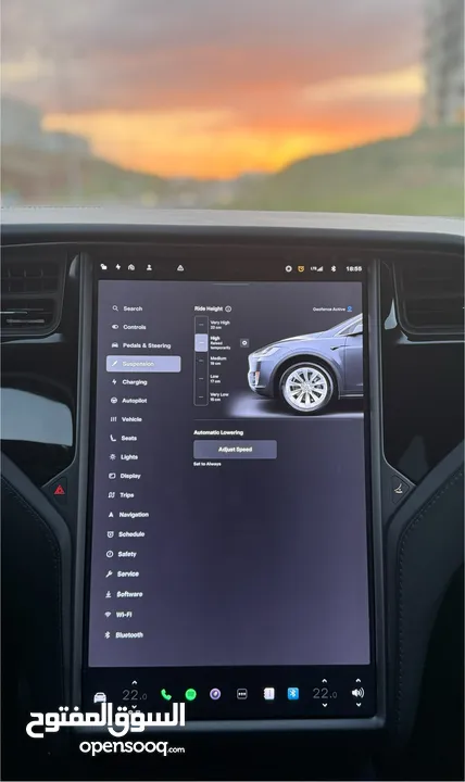 TESLA MODEL X 75D 2018  (تيسلا اكس كرت داخل الوكالة)