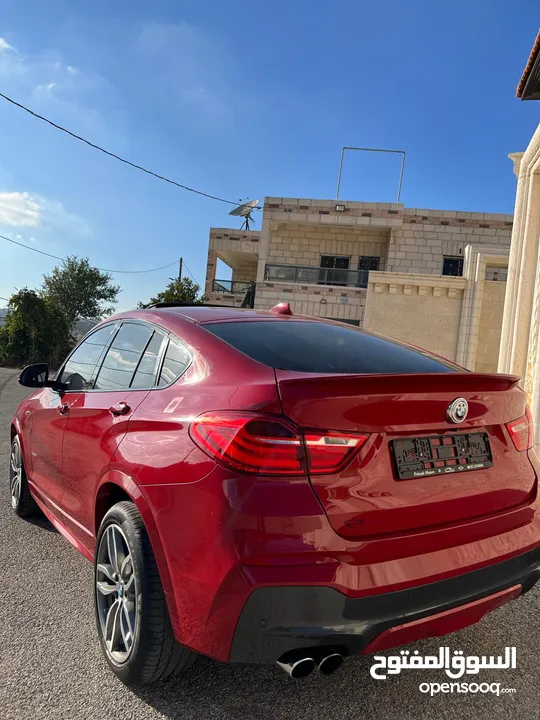 BMW X4 ام بكيج شركه ماطور 2000 بنزين توين تيربو . موديل 2015 ماشي 80000 فقط عداد حقيقي 4×4