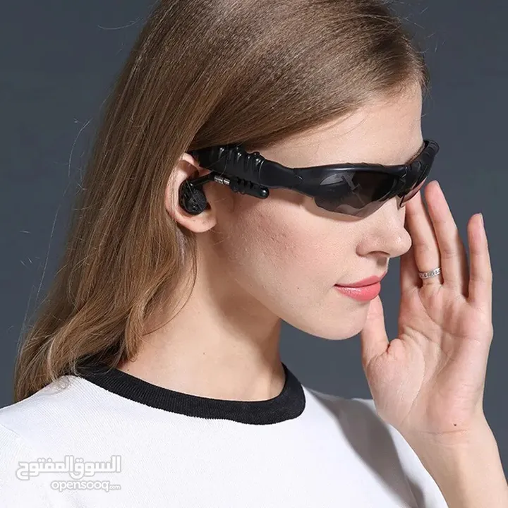 النظارة الشمسية مع سماعات بلوتوث