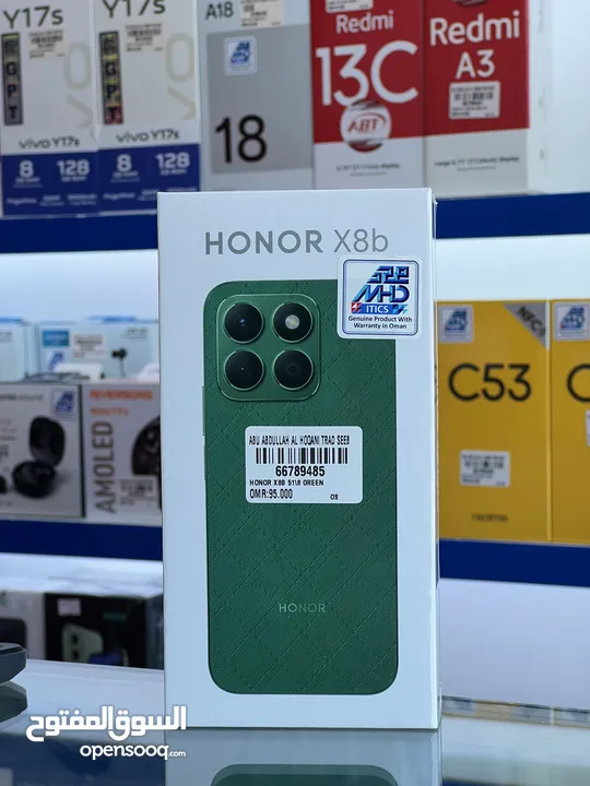 Honor 8xb 512gb brand new available