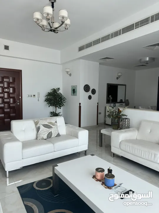 Fully Furnished 2BR Apartment for Rent in Seef on 18th floor