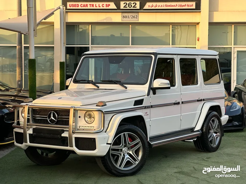 MERCEDES BENZ AMG G63 GCC 2014 EDITION  Original paint zero accidents Full option full carbon fiber