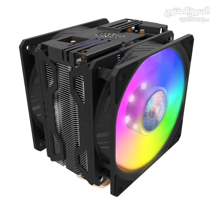 مبرد هوائي أصلي كولر ماستر للمعالج COOLER MASTER HYPER 212 TURBO ARGB CONTROLLER INTEL LGA1700 - AMD