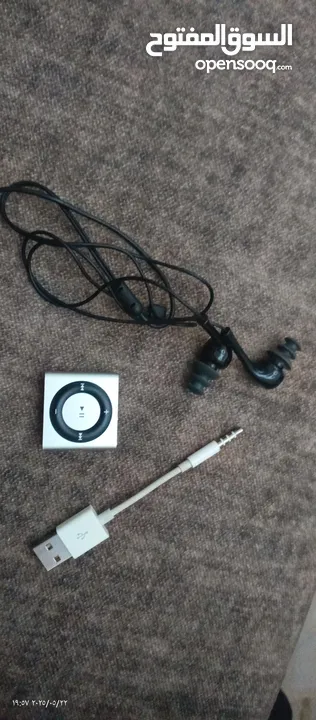 WATERPROOF Apple  iPod shuffle - waterproofed by UNDERWATER  AUDIO for swimming, surfing