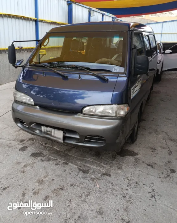 باص هيونداي H-100 مستعمل موديل 2001 ماتور 27 للبيع