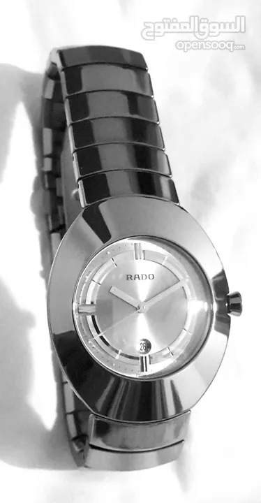 ساعه رادو أوفيشن سويسرى اصدار خاص مميز. ساعه من خمس ألاف ساعه بالعالم. Rado Ovation High tech.