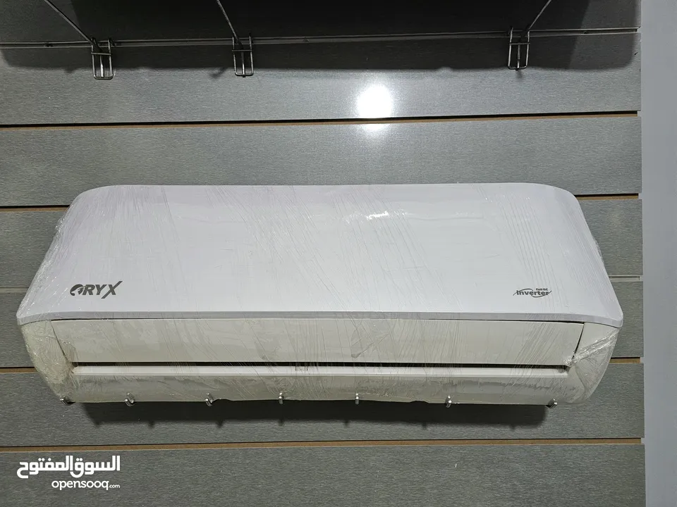 مكيف 1 طن مستعمل بحالة الوكاله  REYX مصنع ميديا فل انفيرتر توب نضافه شامل التركيب