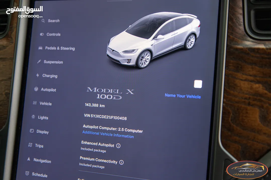 Tesla Model X 100D  2018  السيارة بحالة الوكالة