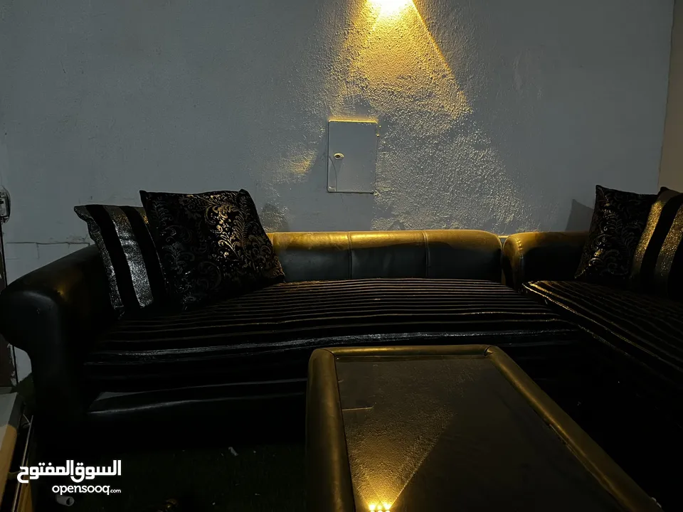 كنب للبيع عاجل  sofa set for sale