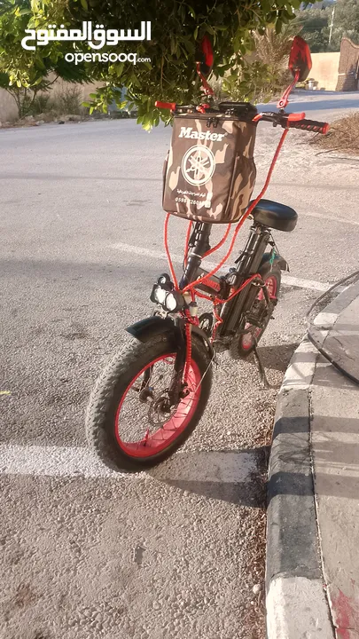 بسكليت كهربا عجل عريض بطاريه 48v20a