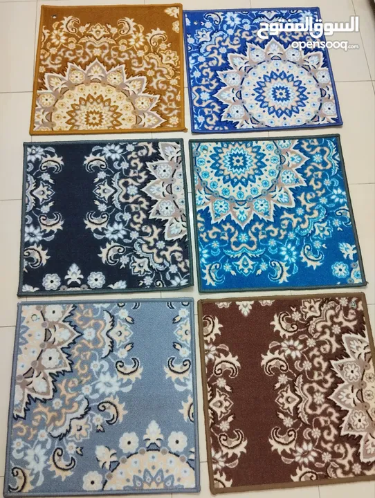 Single square Carpet tiles (assorted colours)