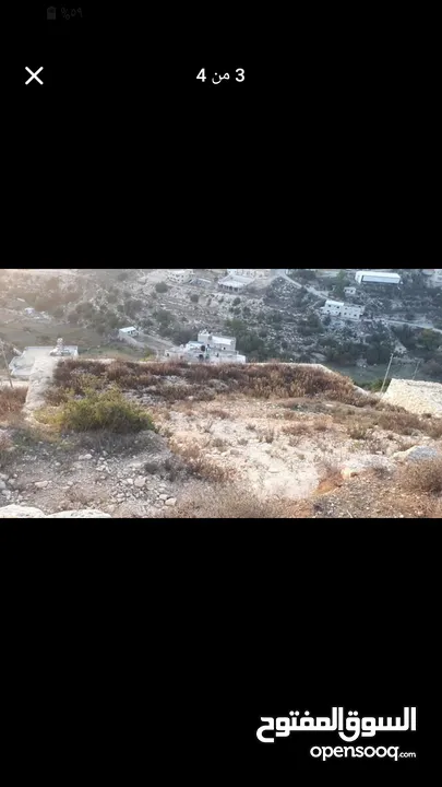ارض جبلية مطلة للبيع عيصى _خلة حجة
