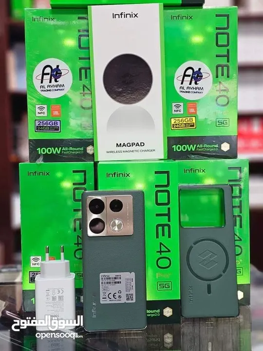 مستعمل ايام Not 40 pro plas 5G  رام 24 جيجا 256 أغراضة والكرتونه الأصلية مكفول بالشركة متوفر توصيل