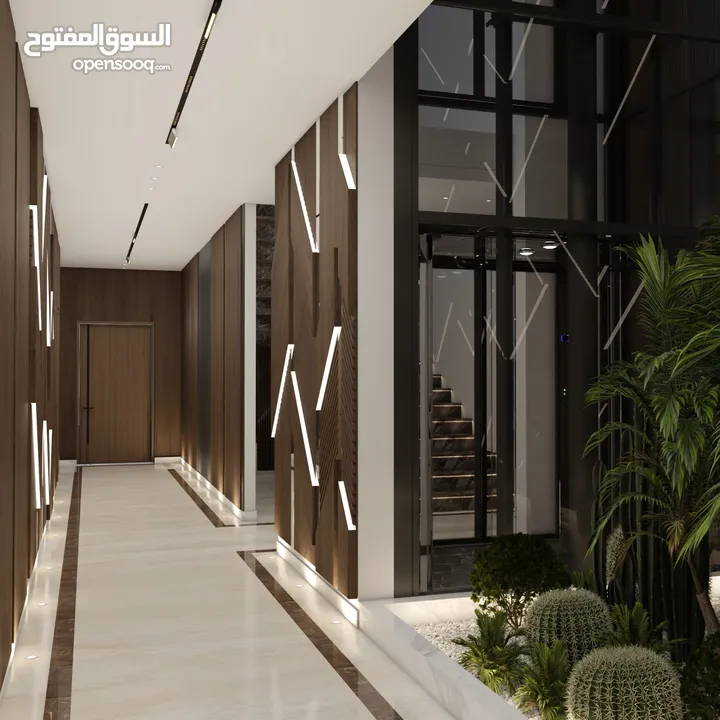شقة فاخره طابق ارضي مساحة 132 متر+ ترس 100 م  / دير غبار ( اقساط من المالك مباشره )