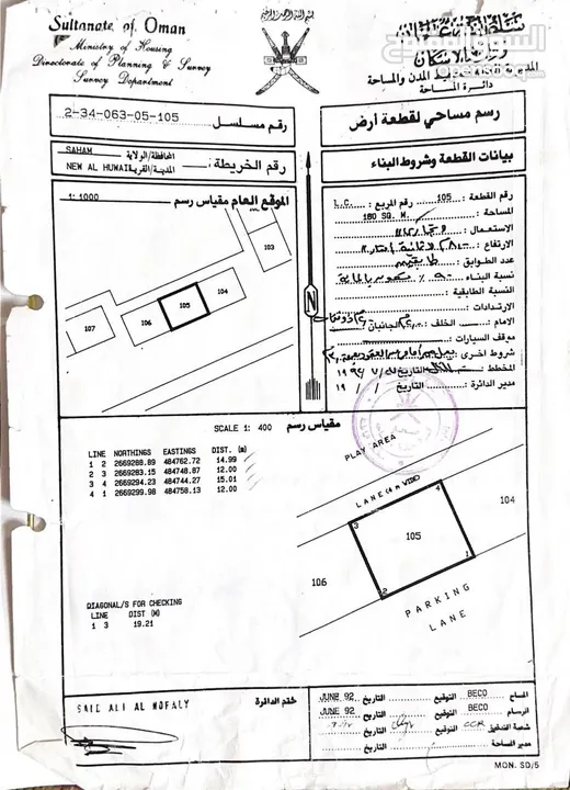 أرض تجاريه للبيع للضرورة