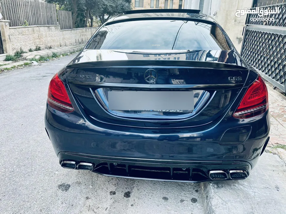 مرسيدس c350  موديل 2017 محوله كامل 6.3 AMG