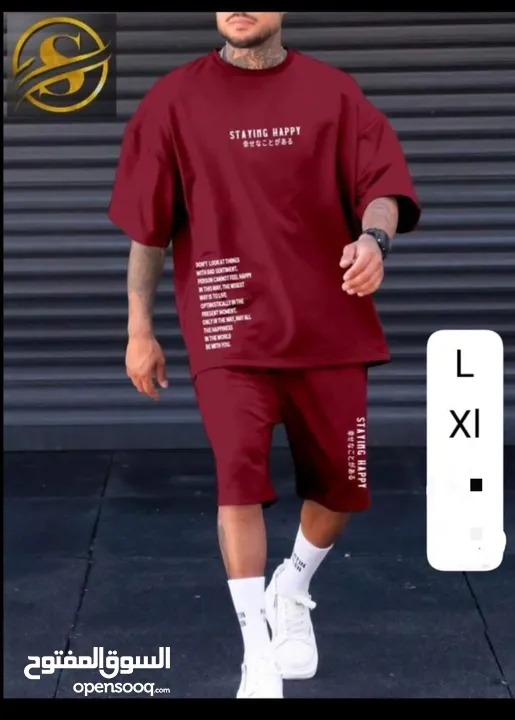 بيجامة شورت رجالي  الخامة قطنية  مقاسات L/Xl/2X/3X اوزان من 50 ل 85 كيلو