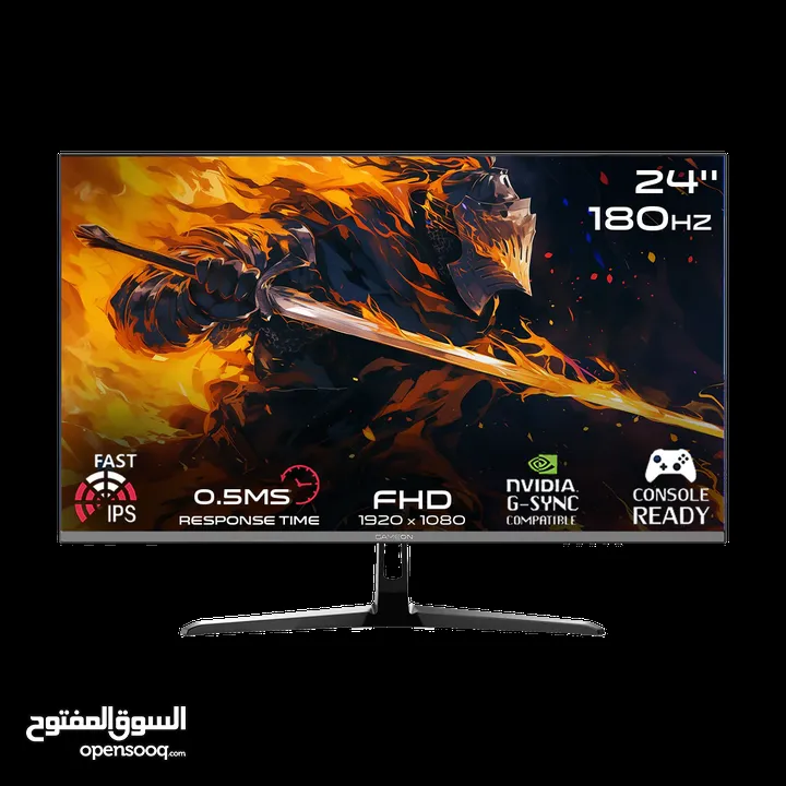 شاشة ألعاب GAMEON GOPS24180IPS Pro-series، شاشة قيمنق 24 بوصة، FHD، 1920x1080، 180 هرتز، لوحة IPS