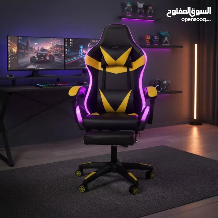 كرسي العاب ( جيمز) مع اضاءة