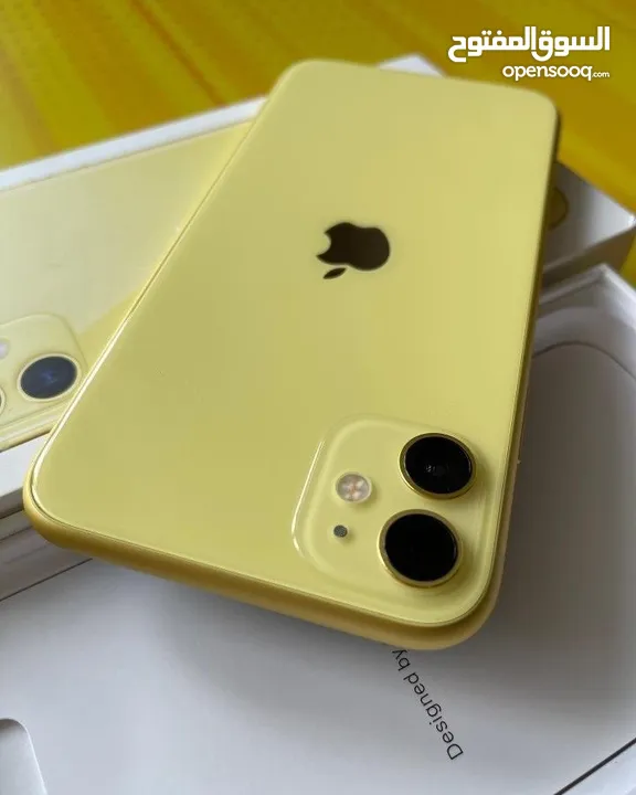 iPhone11 yellow 256جيجا بطارية 83