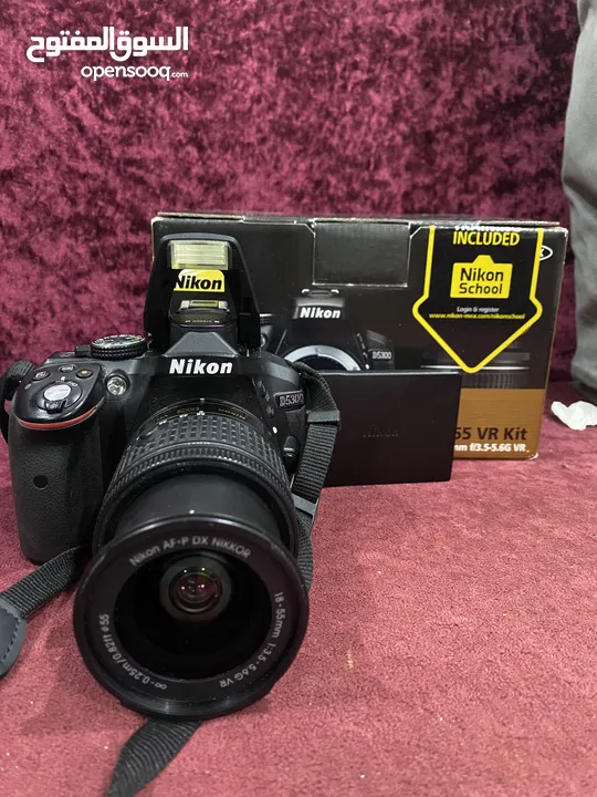 Nikon D5300  Lens 18-55mm With box