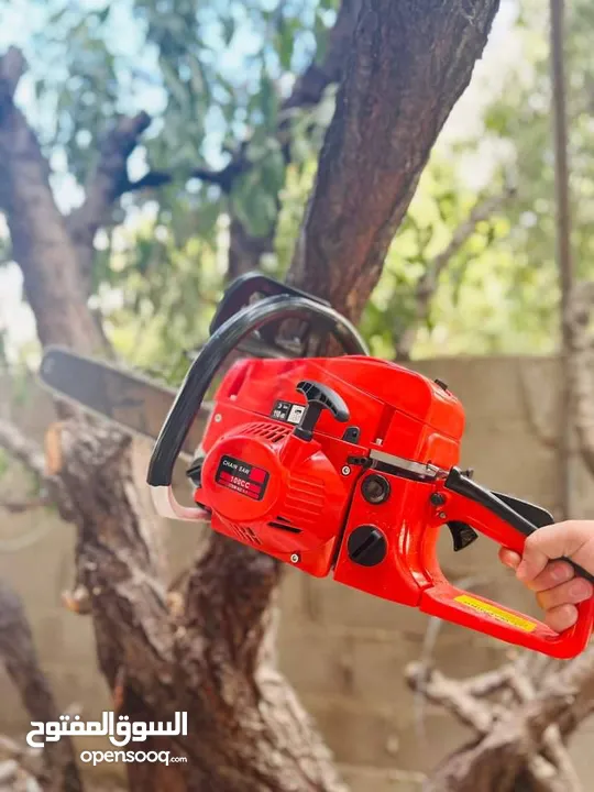 منشار حطب يعمل على البنزين منشار بنزين 20 انش خصوصي لليابس والاخضر قدرة 3800 واط