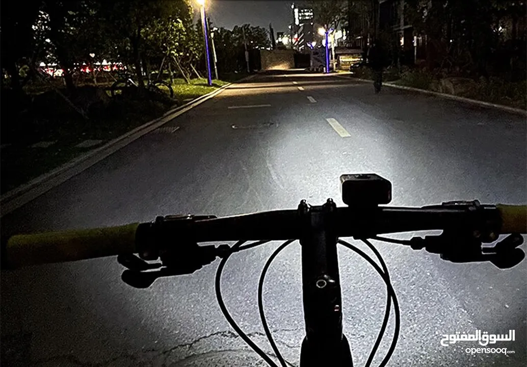 ضوء بسكليت امامي قابل للشحن usb rechargeable bicycle headlight