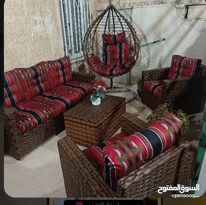 عروض على أطقم رتان الخماسي فقط 110 مع هدية طاولة وسط ويتوفر التوصيل لكافة المحافظات