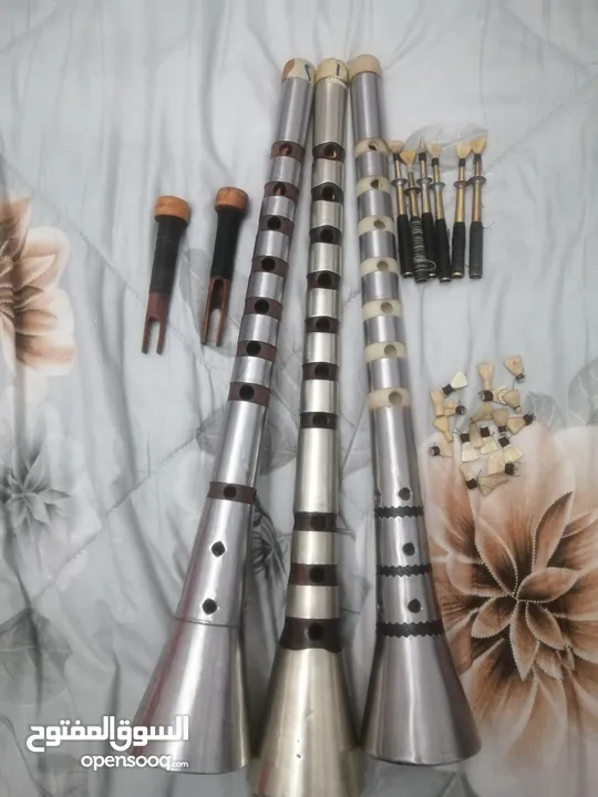 مزمار مصري نخب  خشب وبلاستيك