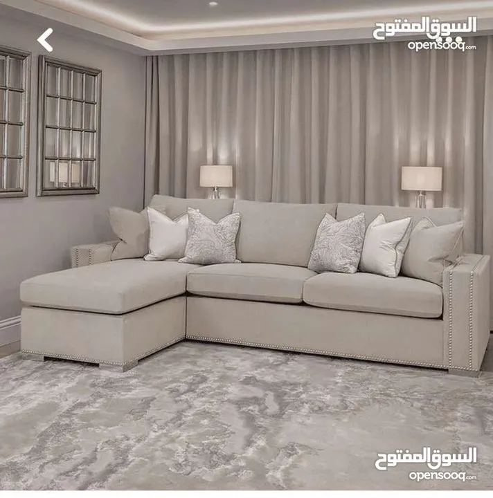 كورنرات أمريكي موديلات ايكيا بسعر الجملة فقط لدي مفروشات ماسة أسفنج دانلوب خشب سويد قماش تركي لينن