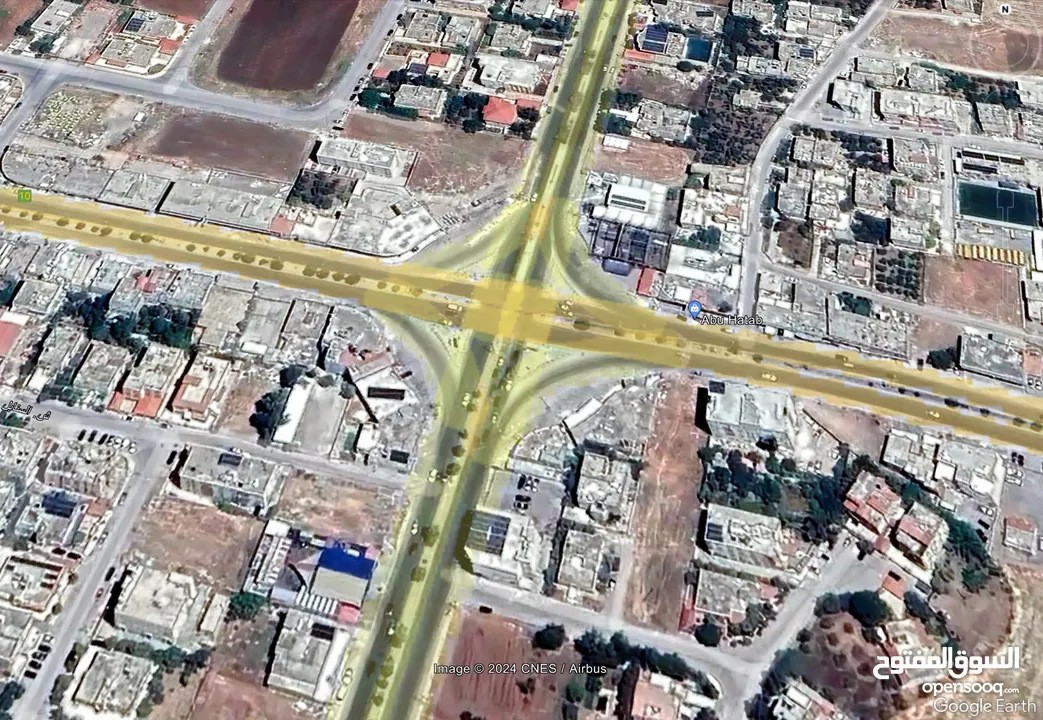 ارض تجاري للبيع - اربد - شارع بغداد الرئيسي - قرب اشارة صالة بردى