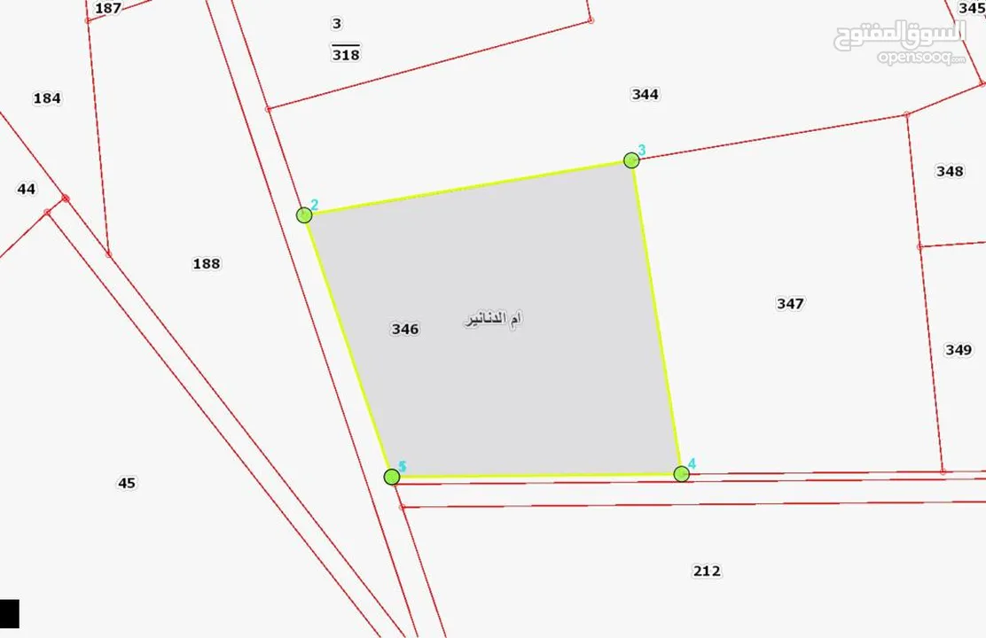 ارض محاطة بقصور شخصيات VIP، تصلح للسكن او المزارع والفلل والقصور بسعر منخفض جدا