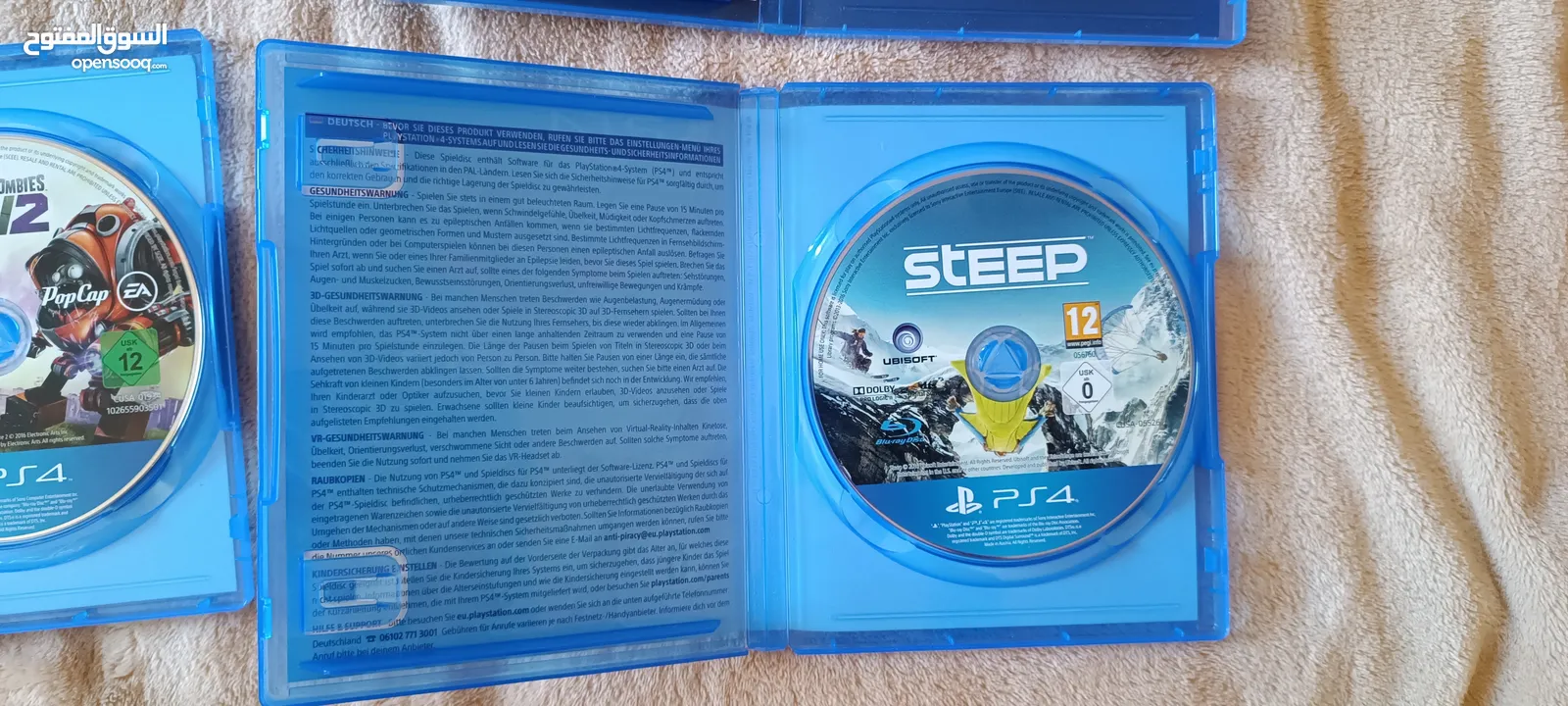 Battlefield V, Red Dead Redemption II, Assasins creeds odyssey, Steep, GW2