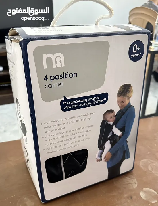 حاملة بيبي/ أطفال من مثركير جديد - غير مستعمل   baby carrier 4 in  1 mothercare Brand New