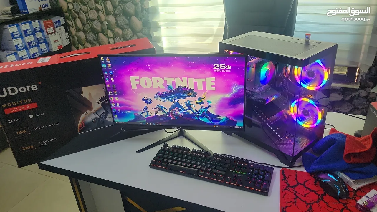 كمبيوتر Gaming جيل 12 كرت شاشة خرافي RTX 3050 6 GB وبسعر خرافي399