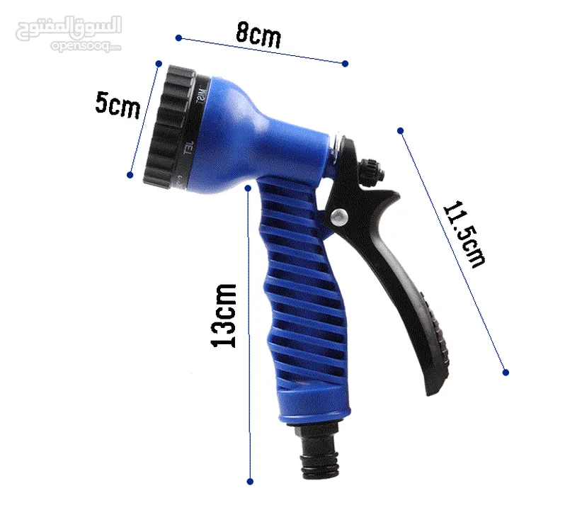 بربيش القابل للتمدد و التقلص مع مرش ماء عدة حركات البربيش السحري خرطوم الماء