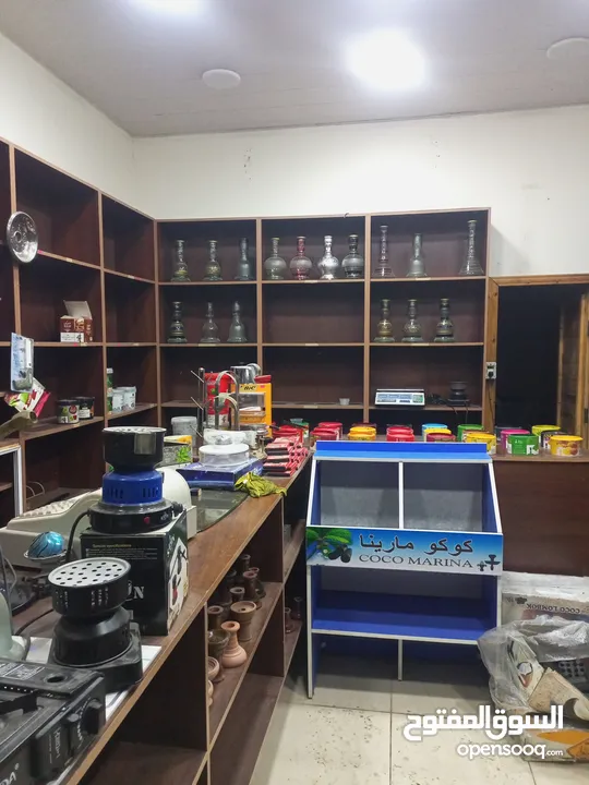 ديكور محل اراجيل  ديكور كامل ويصلح لعدة محلات