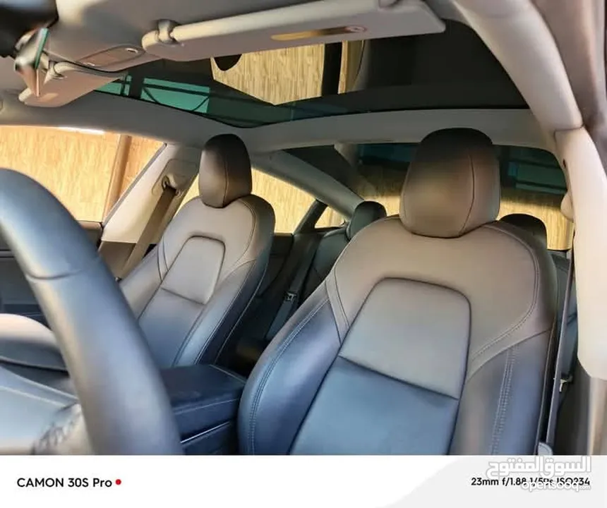 Tesla model 3 2022 standard plus/7 جيد / اتوسكور A/ عداد قليل كاش وبالاقساط
