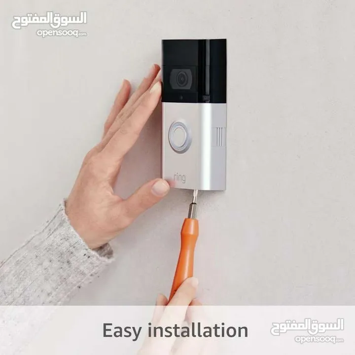 كاميرا جرس ويرليس  تطبيق مشاهدة الزائر من كل انحاء العالم   و الاجابه