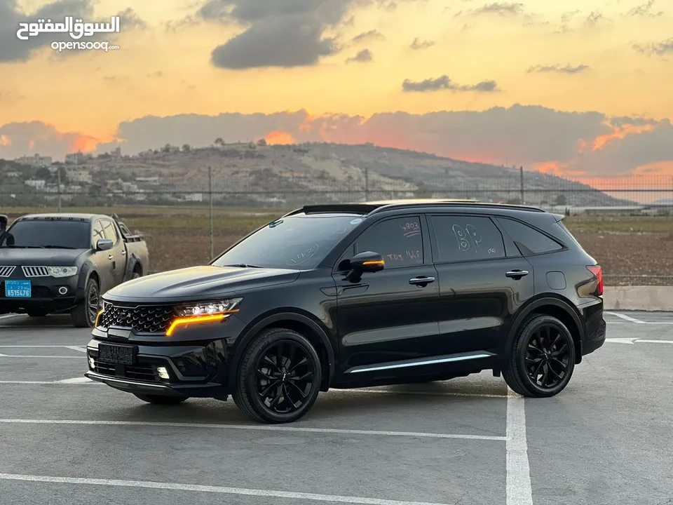 كايا سورينتو 2022/فل الفل  فتحة سقف بانوراما  2x4 ///240Hp بنزين + كهرباء  ( Haybrid) 1600cc