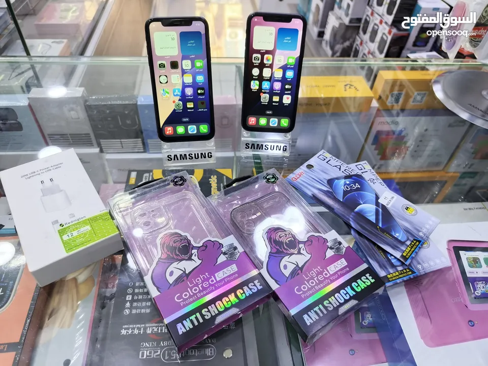 تفاح القوي وصل iphone 11 جيجا 128 بطارية 71 وايضاا 73 مغير شاشة اصلية فقط معه بكج هدية يتوفر توصيل