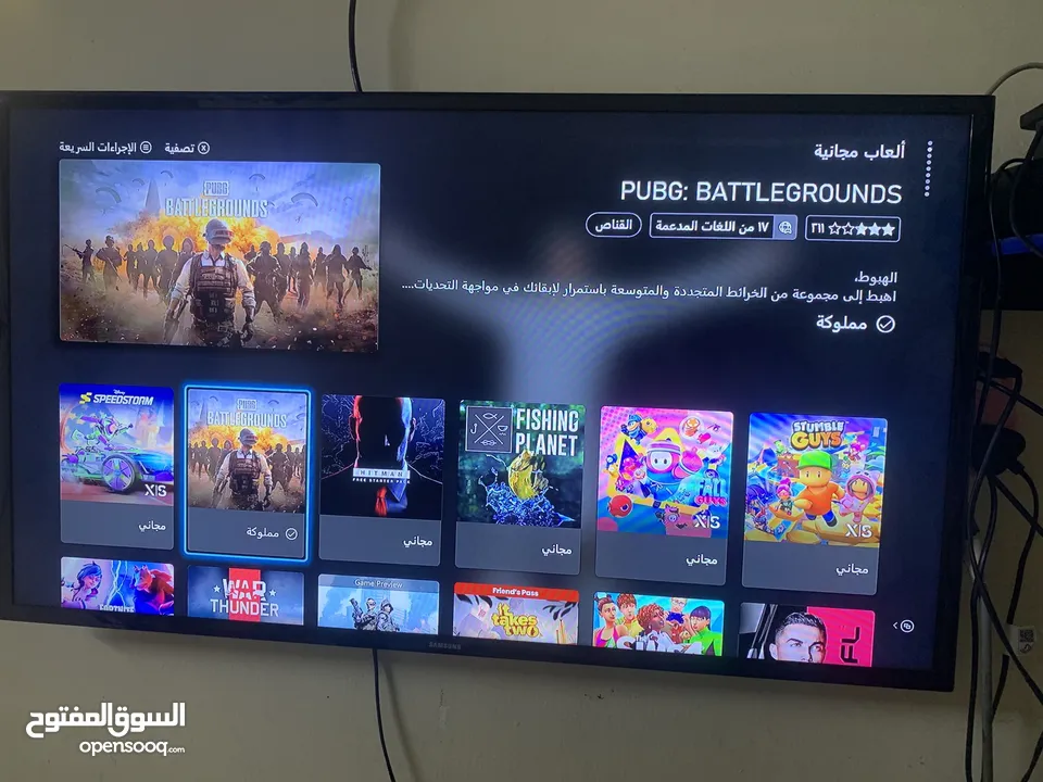 جهاز Xbox one s  اكس بوكس ون اس شغال على الفحص 100‎%‎ مستعمل مع يد تحكم لاسلكية وCD عدد 2